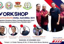 Baladhika Aadhyaksa Gelar Workshop Hari Antikorupsi Dunia: Tingkatkan Kesadaran Hukum Masyarakat untuk Bandung Kondusif Pasca Pilkada 2024, LSM Ban Bandung Apresiasi
