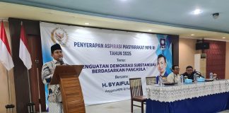 H. Syaiful Nuri Dorong Penguatan Demokrasi Substansial Berdasarkan Pancasila